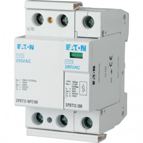 SPBT12-280-1+NPE 158308 Y7-158308 EATON ELECTRIC Set scaricatore da fulmine/da sovratensione, TN-S/TT-Set, 1..