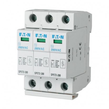 SPET2-280/3 168692 Y7-168692 EATON ELECTRIC Scaricatore da sovratensione completo, 3p, 280VAC, 4,5kA