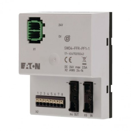 SWD4-FFR-PF1-1 168880 EATON ELECTRIC Modulo di alimentazione, SmartWire-DT, alimentazione per contattori/ute..