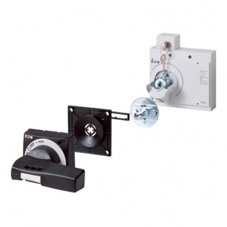 NZM3-XTVDKL 172532 Y7-172532 EATON ELECTRIC Maneta rotativa a puerta, negro, +llave cerradura, NZM3