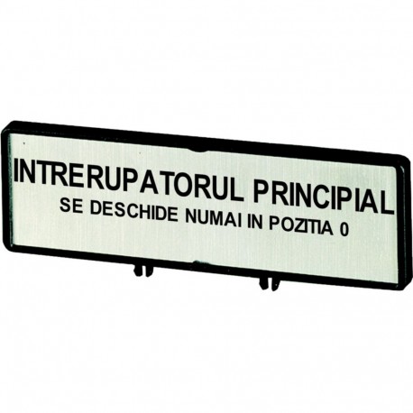 ZFS73-P3 205559 Y7-205559 EATON ELECTRIC Support, +étiquette, interrupteur général – N'ouvrir l'armoire qu'e..