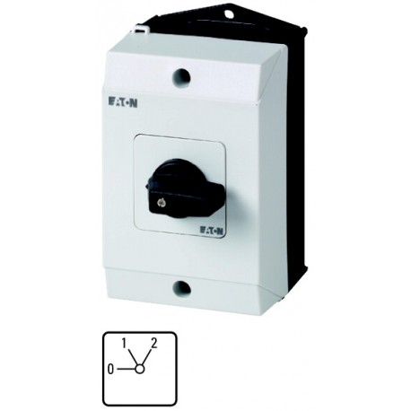T0-1-91/I1 207080 EATON ELECTRIC Interruptor de escalones para calefacción 2 polos 20 A Placa indicadora: 0-..