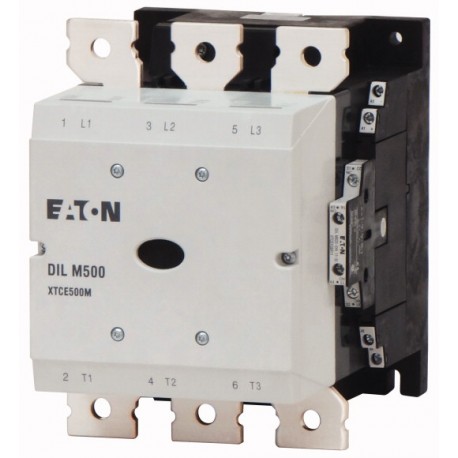 DILM500/22(RA250) 208213 XTCE500M22A EATON ELECTRIC Contactor de potencia Conexión a tornillo 3 polos + 2 NO..