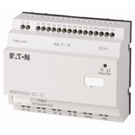 EASY620-DC-TE 212313 0004520946 EATON ELECTRIC Módulo de ampliación Easy 24 V DC 12 ED, 8 SD