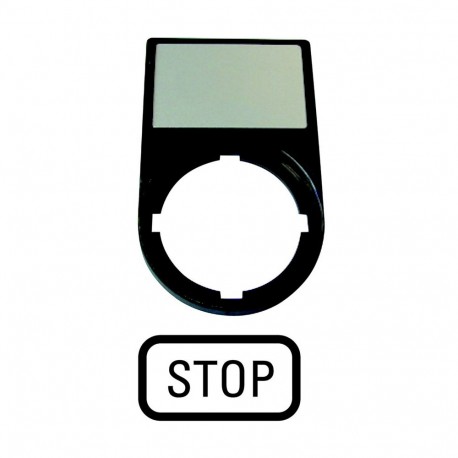 M22S-ST-GB0 216494 Y7-216494 EATON ELECTRIC M22S-ST-GB0Q Portaetiquetas PARAR completo
