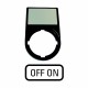 M22S-ST-GB10 216499 Y7-216499 EATON ELECTRIC Support, +étiquette, OFF ON