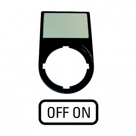 M22S-ST-GB10 216499 Y7-216499 EATON ELECTRIC Support, +étiquette, OFF ON
