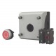 M22-D-R-X0/KC11/I 216521 M22-D-R-X0-KC11-IQ EATON ELECTRIC Bouton-poussoir, 1F+1O, plat, rouge, montage en s..