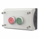 M22-I2-M1 216529 Y7-216529 EATON ELECTRIC caixa de isolamento M22-I2-M1Q com 2 botões completos