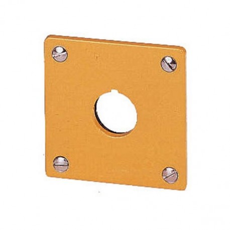 M22-EY1 216542 M22-EY1Q EATON ELECTRIC Flush mounting plate, yellow, 1 mounting location
