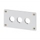 M22-E3 216544 Y7-216544 EATON ELECTRIC M22-E3Q placa embutida, 3 Brocas