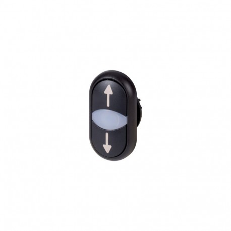 M22S-DDL-S-X7/X7 216711 Y7-216711 EATON ELECTRIC Pulsante doppio, +indicatore luminoso, nero/bianco/nero, si..