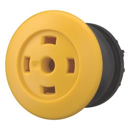 M22S-DP-Y-X 216739 M22S-DP-Y-XQ EATON ELECTRIC Pilzdrucktaste, gelb, ohne Tastplatte, tastend