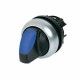 M22-WRLK-B 216831 Y7-216831 EATON ELECTRIC M22-WRLK-BQ Selector Luminoso, 2 posições, Interlock, Azul