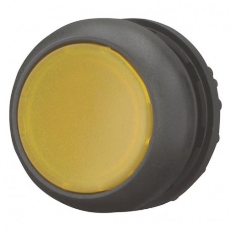 M22S-DL-Y 216930 M22S-DL-YQ EATON ELECTRIC Головка кнопки с фиксацией, цвет желтый, черное лицевое кольцо