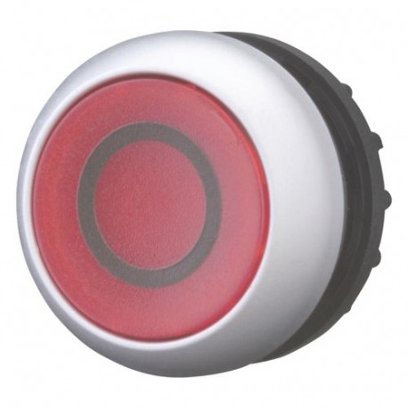 M22-DRL-R-X0 216957 M22-DRL-R-X0Q EATON ELECTRIC Leuchtdrucktaste, flach, rot 0, rastend