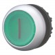 M22-DRL-G-X1 216959 Y7-216959 EATON ELECTRIC botão M22-DRL-G-X1Q brilho ondulado, Bloqueio, verde, gravei