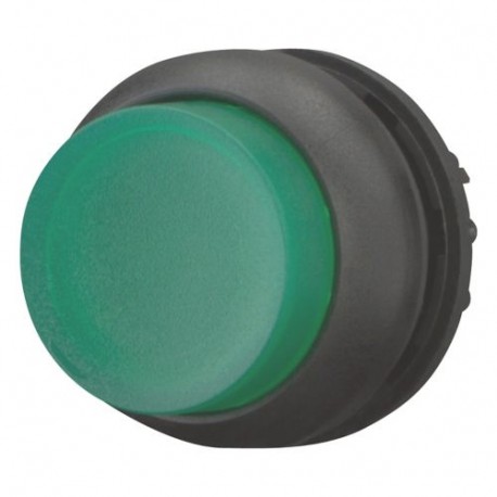 M22S-DLH-G 216970 M22S-DLH-GQ EATON ELECTRIC Illuminated pushbutton actuator, raised, green, momentary