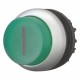 M22-DLH-G-X1 216977 Y7-216977 EATON ELECTRIC M22-DLH-G-X1Q saída botão luminoso retorno, Verde, GrabadaI