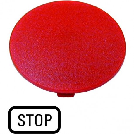 M22-XDP-R-GB0 218281 M22-XDP-R-GB0Q EATON ELECTRIC Button plate, mushroom red, STOP