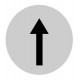 M22-XDL-W-X7 218305 M22-XDL-W-X7Q EATON ELECTRIC Button lens, flat white, arrow symbol