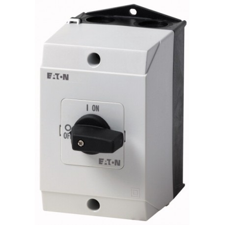 T3-2-1/I2 222745 EATON ELECTRIC On-Off switch, 3 pole, 32 A, 90 °, surface mounting