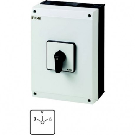 T5-4-8410/I5 222918 EATON ELECTRIC Star-delta switches, Contacts: 8, 100 A, front plate: 0-Y-D, 60 °, mainta..