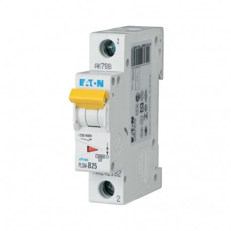 PLSM-B25-MW 242182 Y7-242182 EATON ELECTRIC Interruttore protettore, 25A, 1p, curva caratteristica B