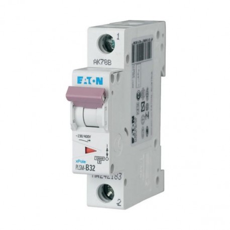 PLSM-B32-MW 242183 0001609106 EATON ELECTRIC Защитный выключатель LS, 32A, 1p, B-Char