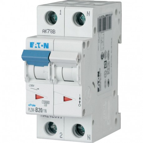 PLZM-B20/1N-MW 242311 Y7-242311 EATON ELECTRIC LS-Schalter, 20A, 1P + N, B-Char