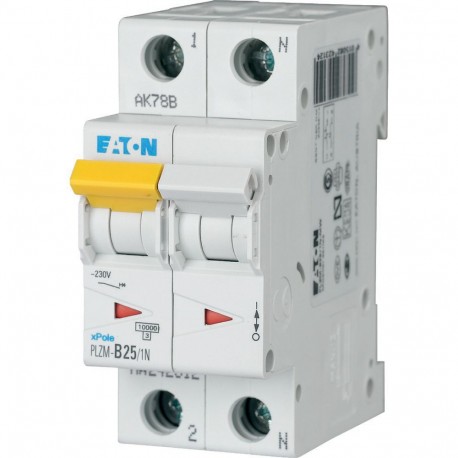 PLZM-B25/1N-MW 242312 Y7-242312 EATON ELECTRIC PLZM-B25/1N INT. MT 10KA 1N B 25A