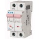 PLSM-D2/2-MW 242416 EATON ELECTRIC Over current switch, 2A, 2p, type D characteristic
