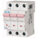 PLSM-D2/3-MW 242485 EATON ELECTRIC Over current switch, 2A, 3p, type D characteristic