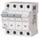 PLSM-B15/3N-MW 242516 EATON ELECTRIC Over current switch, 15A, 3pole+N, type B characteristic