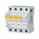 PLSM-B25/3N-MW 242519 Y7-242519 EATON ELECTRIC Interruttore protettore, 25A, 3p+N, curva caratteristica B