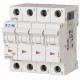 PLSM-C3/3N-MW 242533 EATON ELECTRIC Interruttore protettore 3A 3p+N curva caratteristica C