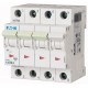 PLSM-C8/3N-MW 242538 EATON ELECTRIC Int. magnetotérmico, 3P+N, curva C, 8A