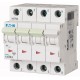 PLSM-C8/3N-MW 242538 EATON ELECTRIC Over current switch, 8A, 3pole+N, type C characteristic
