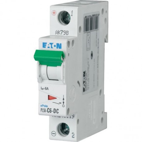 PLS6-C6-DC-MW 243119 Y7-243119 EATON ELECTRIC Int. magnetotérmico DC, 1P, curva C, 6A