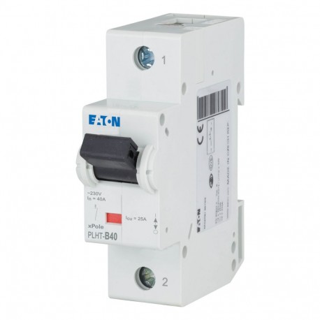 PLHT-B40 247975 EATON ELECTRIC Int. magnetotérmico, 1P, curva B, 40A