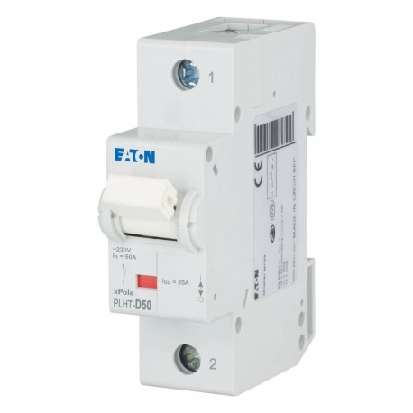 PLHT-D50 247994 0001609544 EATON ELECTRIC interruptor automático, 1-pólo, curva D, 50A