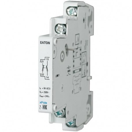 Z-HK 248432 0001609487 EATON ELECTRIC Contact auxiliaire, pour PFIM, PFHM-4p, dRCM, PFR, 1F+1O, 0,5 module