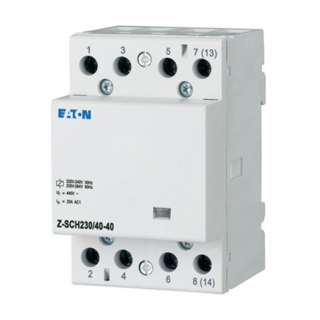 Z-SCH230/40-40 248852 Y7-248852 EATON ELECTRIC Contacteur modulaire, 230VAC/50Hz, 4 s, 40A, 3PE