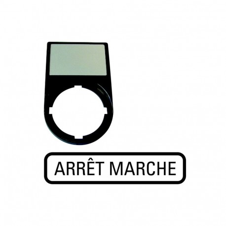 M22S-ST-F10 256794 Y7-256794 EATON ELECTRIC Träger, + Schild, ARRET MARCHE