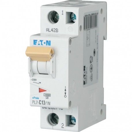 PL7-C13/1N 262748 EATON ELECTRIC Modular Switchgear tertiaire Xpole