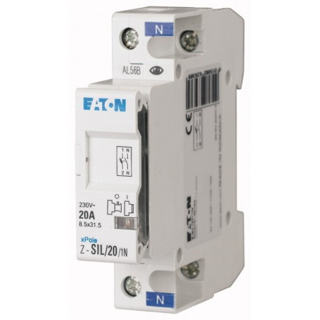 Z-SIL/20/1 263901 EATON ELECTRIC Предохранительный разделительный выключатель 1p 20A 8,5x31,5