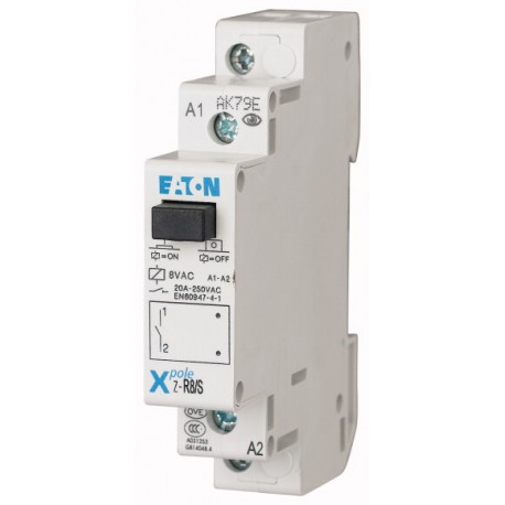 Z-R8/S 265164 EATON ELECTRIC Modular contator (1NA), 20A (AC1)