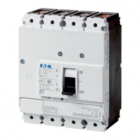 N1-4-100 266003 0004358831 EATON ELECTRIC interruptor em caixa moldada seccionador 100A 4p