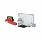 NZM4-XTVDVR 266618 Y7-266618 EATON ELECTRIC Maneta rotativa a puerta, rojo-amarillo, candable, para paro de