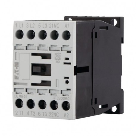 DILM9-01(240V50HZ) 276714 XTCE009B01H5 EATON ELECTRIC Contactor, 3p+1N/C, 4kW/400V/AC3